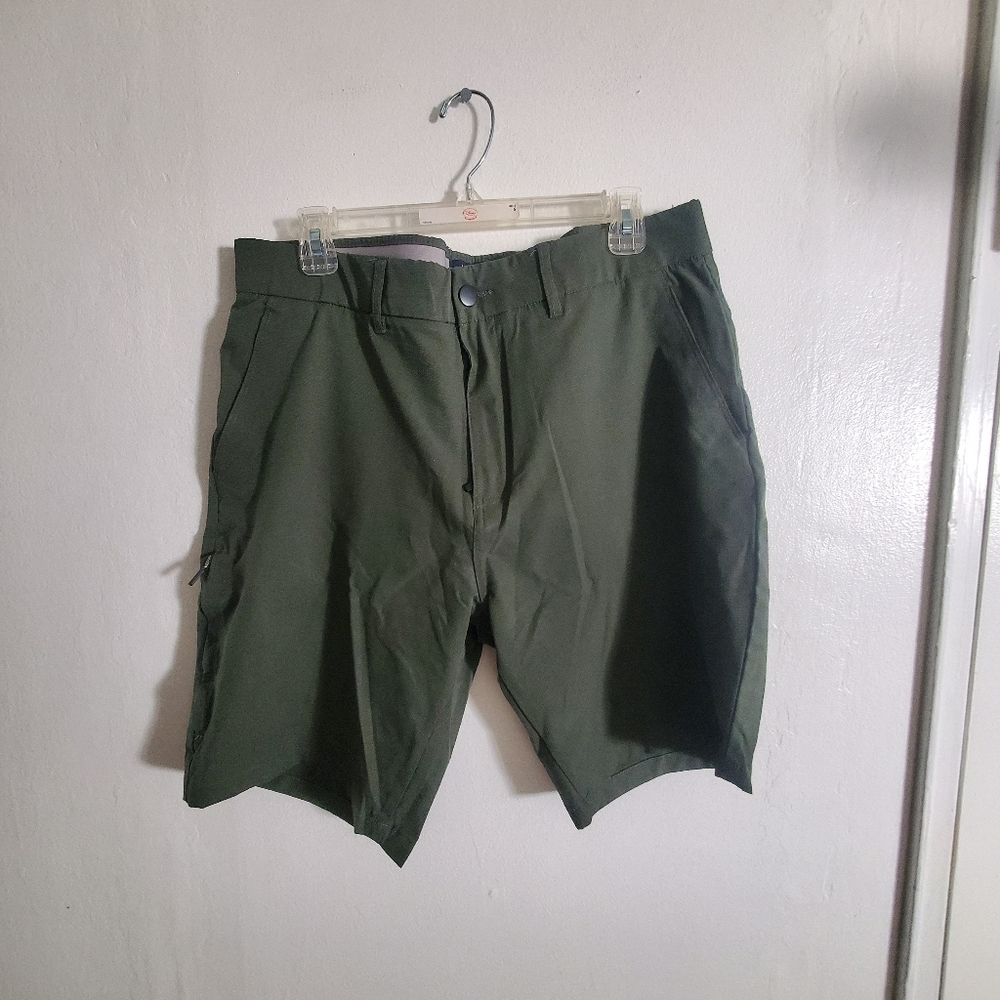 All Day Short 4-Way Stretchvarmy green size 34 comfort waistband